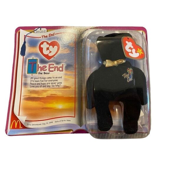 1999 The End Bear 1994 Chilly Polar Bear Mc Donald’s The Bear Ty Teenie Beanie B - Picture 7 of 8